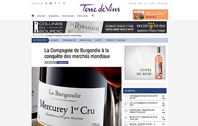 La Compagnie de Burgondie à la conquête des marchés mondiaux - Terre de Vins